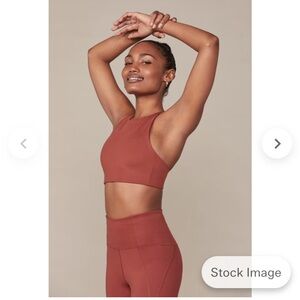 Girlfriend Collective Topanga Halter Bra in Terra